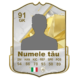 Card FIFA Personalizat LEGEND FC25 din Plexiglass 27x19 cm