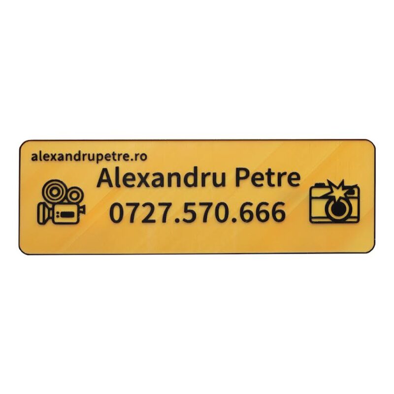 Placa numar telefon pentru parbriz